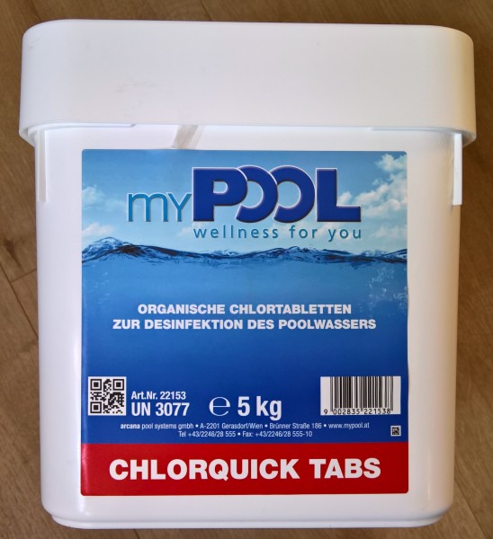 myPOOL Chlorquick Tabs 5 kg