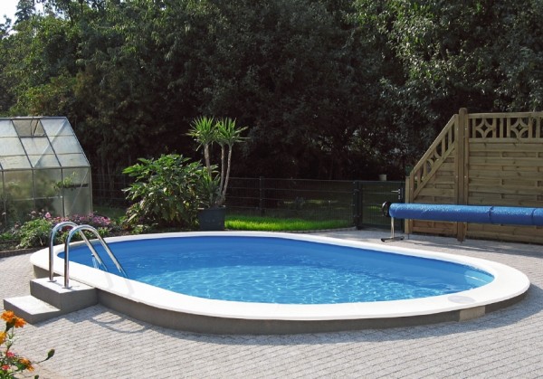 Pool-Set Trend Ovalform inkl. Sandfilter