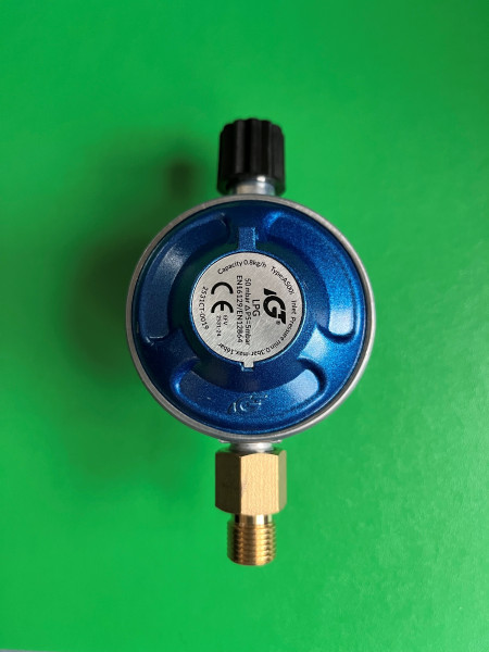 Druckregler Druckminderer f. Schraubkartusche 50 mbar