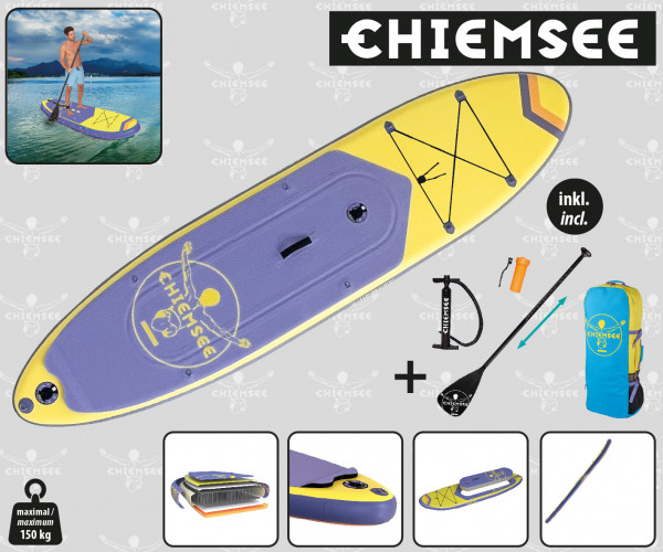 16622 Stand Up Paddle Board SUP Set Chiemsee
