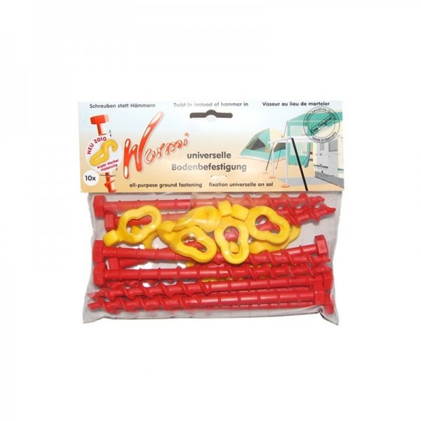 Wurmi Standard 10er-Set mit Hakenclip