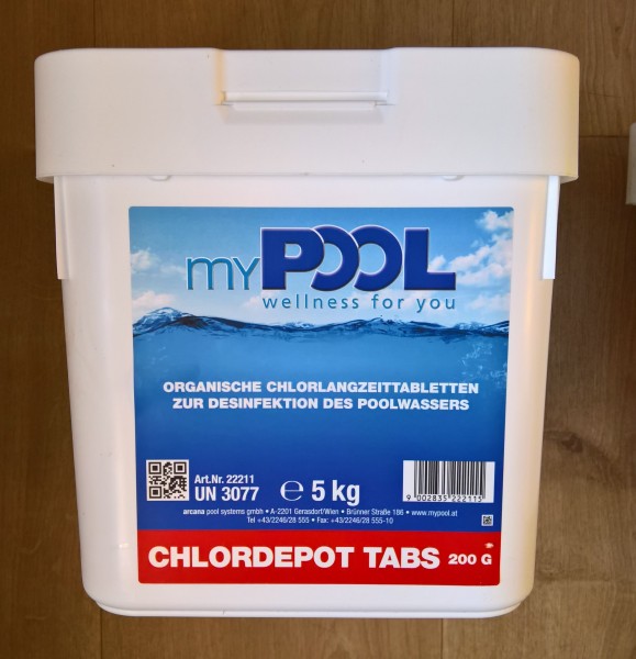 myPOOL Chlordepot Tabs 5 kg