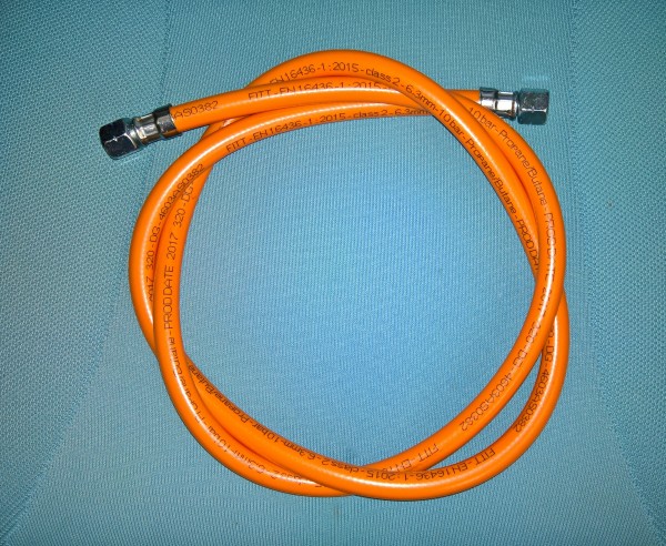 Gasschlauch 150 cm, 1/4" li x 1/4" li