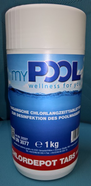 myPOOL Chlordepot Tabs 1 kg