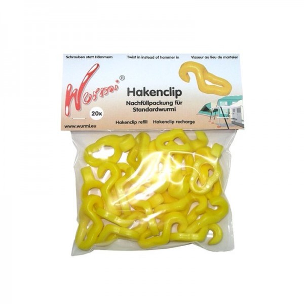 Wurmi Hakenclip 20er-Set