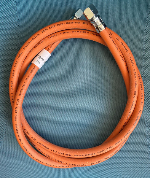 Gasschlauch 200 cm winterfest 1/4" li x 1/4" li