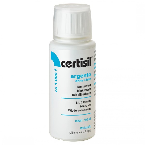 CERTISIL Argento 1000 f für Trinkwasser ohne Chlor, flüssig
