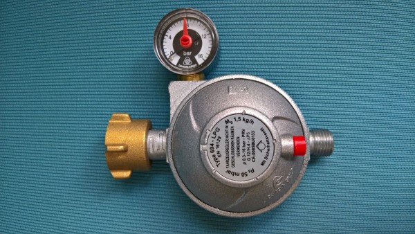 Druckregler mit Manometer 50 mbar