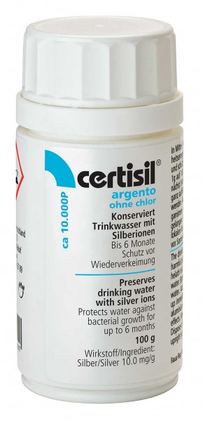 CERTISIL Argento 10.000 P für Trinkwasser ohne Chlor