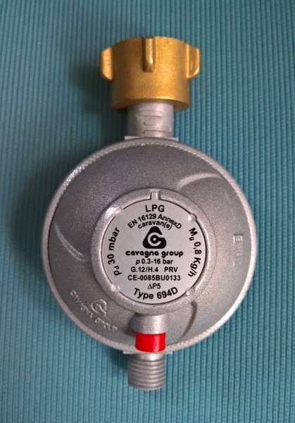 Sicherheits Regler 30 mbar 0,8 kg/h